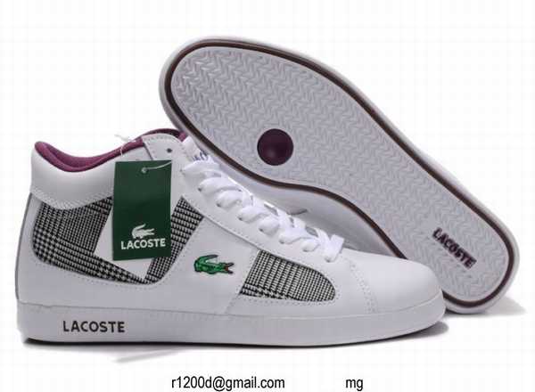 baskets lacoste pas cher
